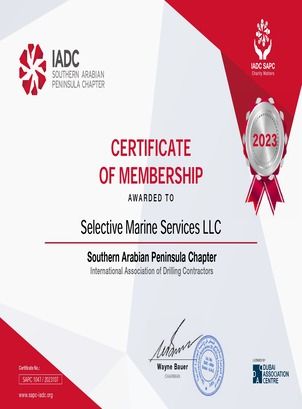 IADC Certificate of Membership